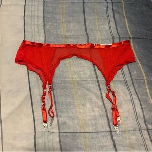 Uye Surana Red Garter Belt 2X/3X